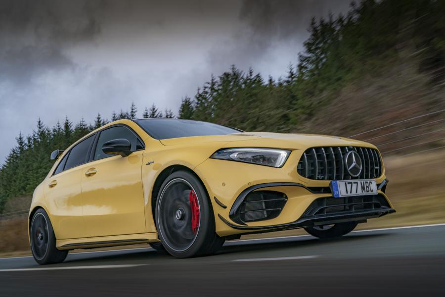  Mercedes-AMG A45 S 4Matic+ Aerodynamic Package (W177) 2019 года  (UK) (фото 28 из 68)